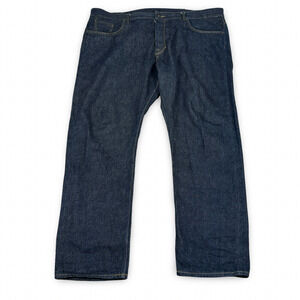 Railcar Fine Goods Jeans Men’s 46x30 Selvedge Blue Denim Dark Wash Straight Leg